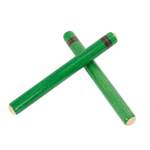 Percussion Plus 7" bright coloured claves pair - Green Product Image