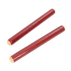 Percussion Plus 7" bright coloured claves pair - Red