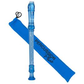 Percussion Plus descant recorder - Transparent blue