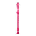 Percussion Plus descant recorder - Transparent pink Product Image