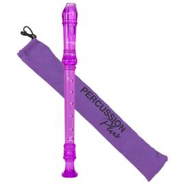 Percussion Plus descant recorder - Transparent purple