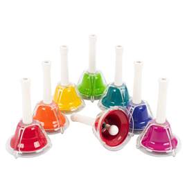 Percussion Plus combi hand bells - Diatonic set of 8