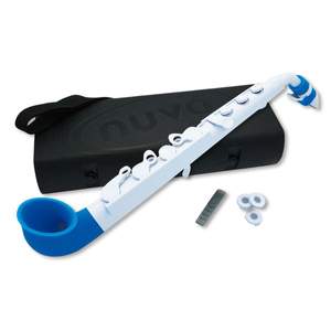 Nuvo jSax outfit - White with blue trim