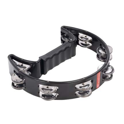 Percussion Plus cutaway tambourine - Black