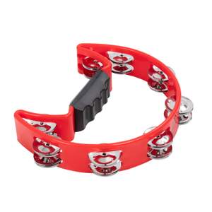 Percussion Plus cutaway tambourine - Red