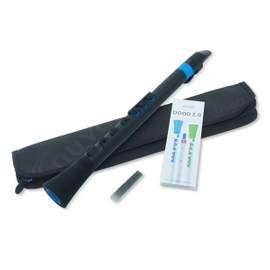 Nuvo N430 Dood outfit - Black with blue trim