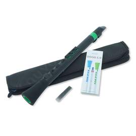 Nuvo N430 Dood outfit - Black with green trim