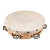 Percussion Plus wood shell tambourine - 8"