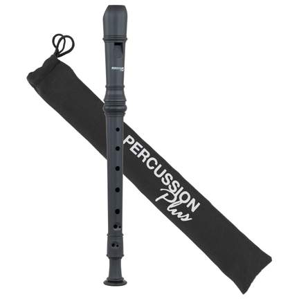 Percussion Plus descant recorder - Matt black