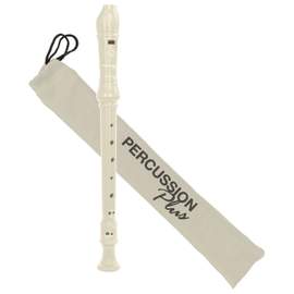 Percussion Plus descant recorder - Solid matt ivory