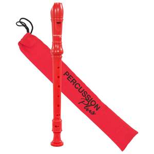 Percussion Plus descant recorder - Solid red