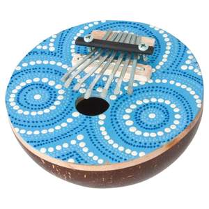 Percussion Plus Honestly Made Coconut painted thumb piano