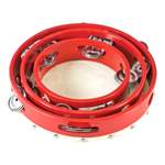 Percussion Plus tambourine - red - 8" Product Image