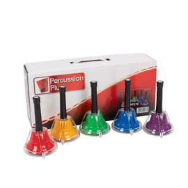 Percussion Plus combi hand bells - Chromatic half set of 5