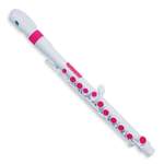 Nuvo jFlute 2.0 outfit - White with pink trim Product Image