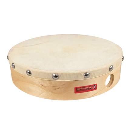 Percussion Plus wood shell tambour - 8"