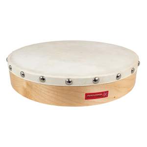 Percussion Plus wood shell tambour ~ 10"