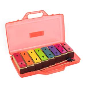 Percussion Plus set of 8 chime bars with case