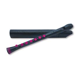 Nuvo N320 recorder+ outfit - Black with pink trim