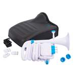 Nuvo jHorn - White with blue trim Product Image