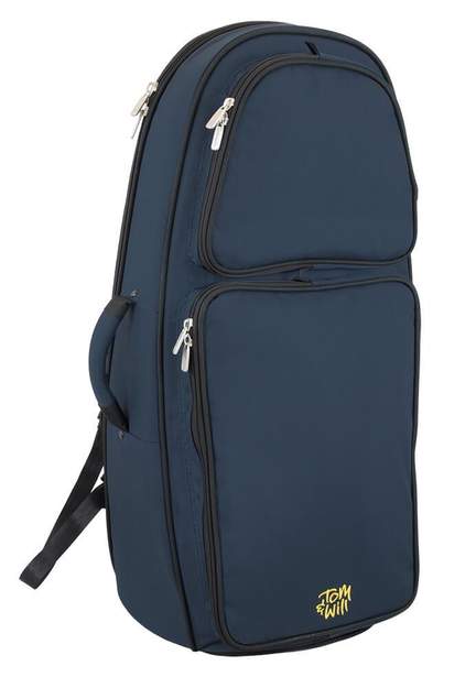 Tom & Will euphonium gig bag - Blue with blue interior