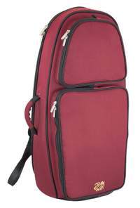 Tom & Will euphonium gig bag - Burgundy with grey interior