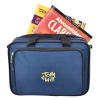 Tom & Will clarinet gig case - Blue with purple interior