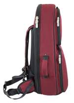 Tom & Will baritone horn gig bag - Burgundy with grey interior Product Image
