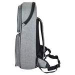 Tom & Will baritone horn gig bag - Grey with red interior Product Image