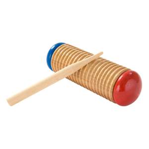 Percussion Plus wood shaker guiro with scraper