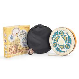 Percussion Plus bodhran 18" Trinity Celtic design