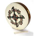 Percussion Plus bodhran 18" Trinity Celtic design Product Image