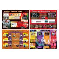 Genesis Images Pack of 3 - Musical styles A1 wall posters