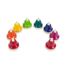 Percussion Plus PP273 colour desk bells - set of 8