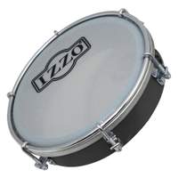Izzo ABS 6" tamborim - Black
