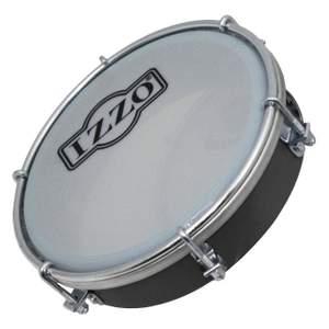 Izzo ABS 6" tamborim - Black