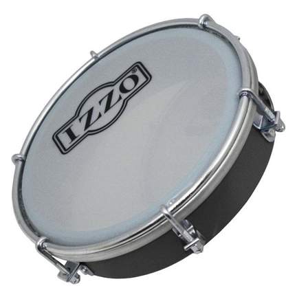Izzo ABS 6" tamborim - Black