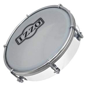 Izzo ABS 6" tamborim - White