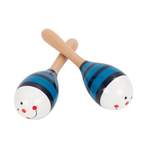 Percussion Plus wooden bug maracas - Blue bee Product Image