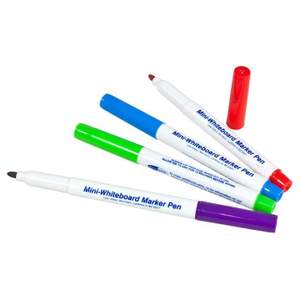 Chamberlain Music set of 4 dry wipe colour pens for white boards