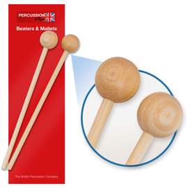 Percussion Plus wooden beaters pair