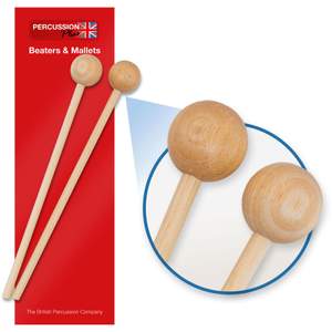 Percussion Plus wooden beaters pair