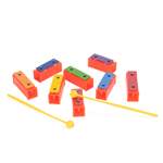 Percussion Workshop KB10 coloured chime bars supplied beaters & case Product Image