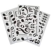 Magnetic symbols 1 - short, long notes, rests, clefs and dynamics