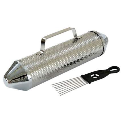 Percussion Plus metal guiro with scraper
