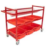 Percussion Plus mobile instrument trolley with trays Product Image