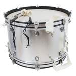 Percussion Plus junior marching bass drum 20" ~ Silver Product Image
