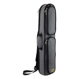 Tom & Will straight soprano sax gig bag - Grey with red interior