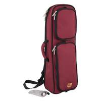 Tom & Will trumpet gig bag - Burgundy with grey interior