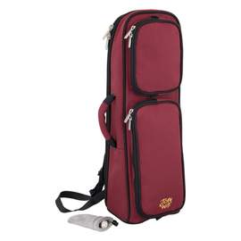 Tom & Will trumpet gig bag - Burgundy with grey interior